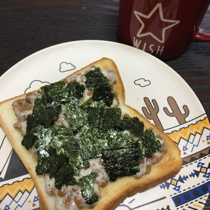 海苔なっトースト♡